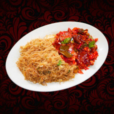 Bee Hoon Goreng Daging Merah (MUTTON)